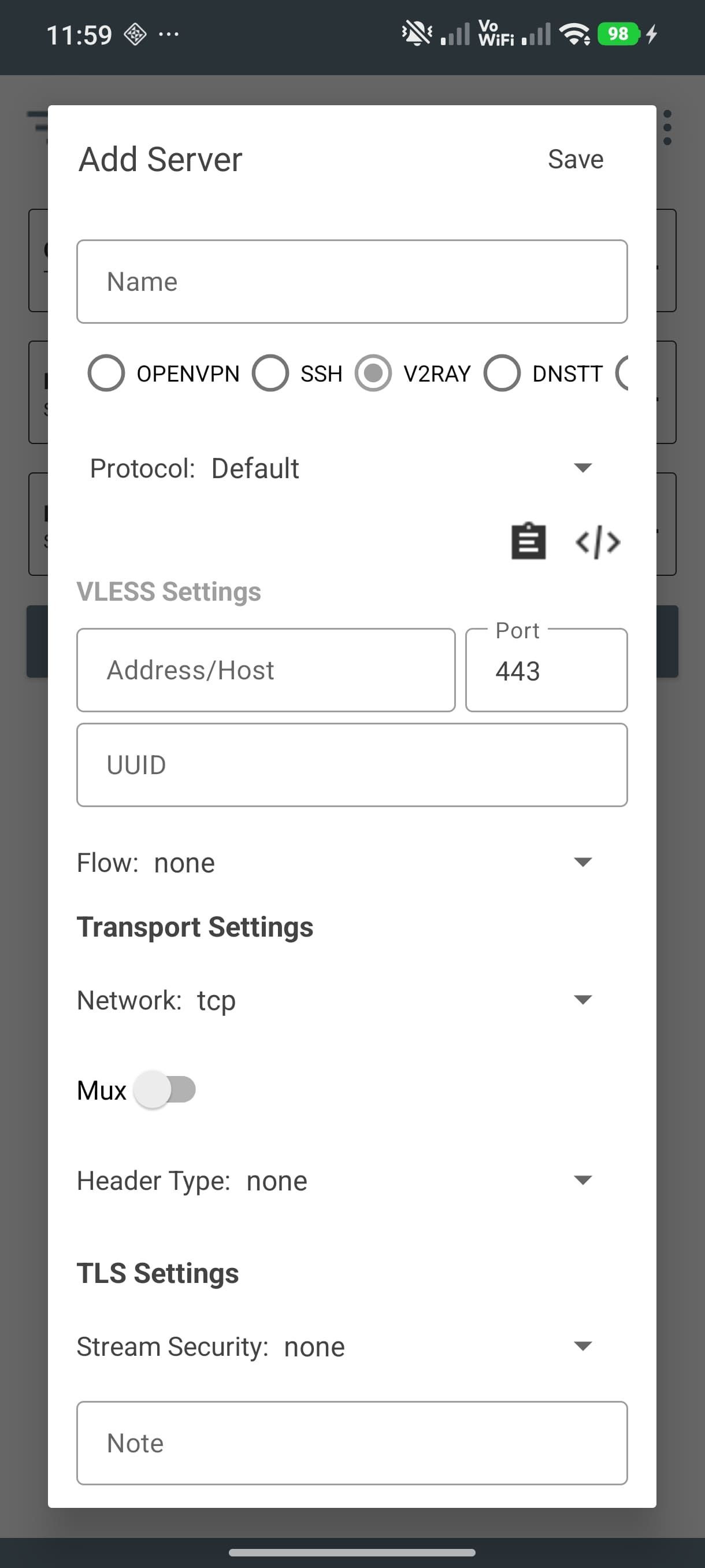 HTTP Tweak server settings