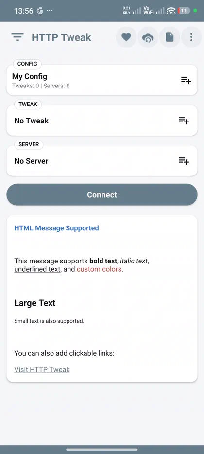 HTTP Tweak app preview 1