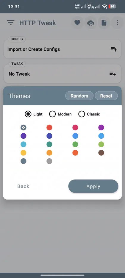 HTTP Tweak app preview 6
