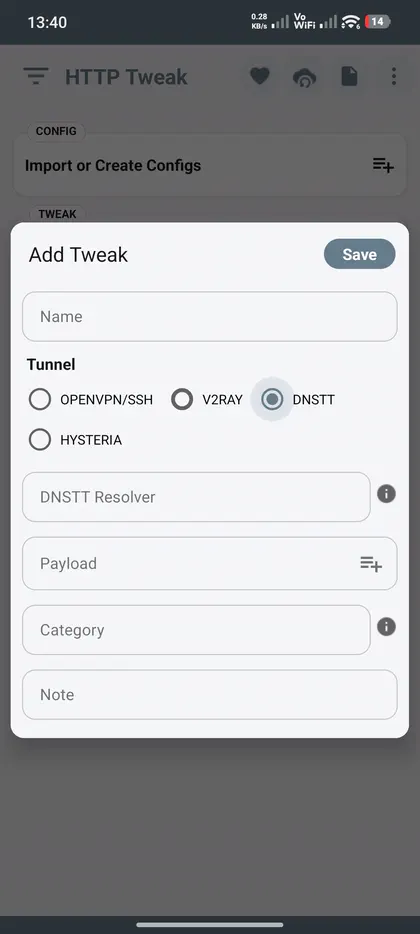 HTTP Tweak app preview 18