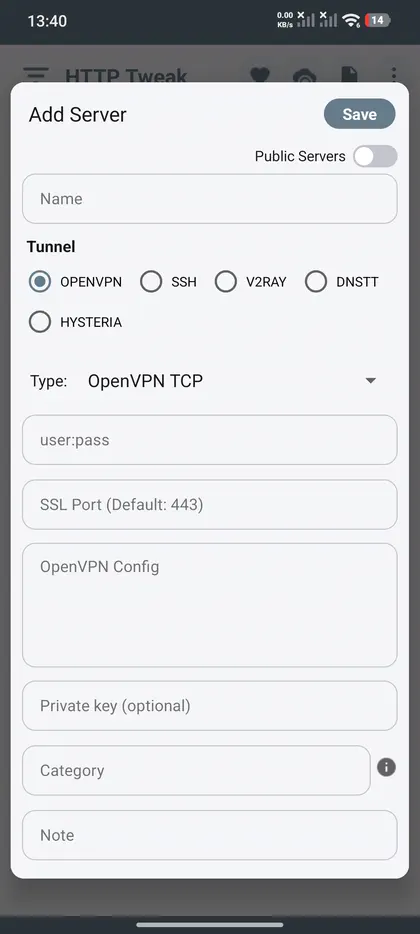 HTTP Tweak app preview 20