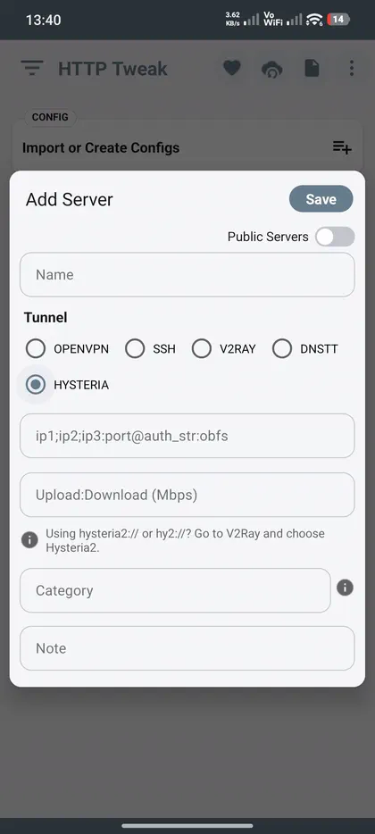 HTTP Tweak app preview 24