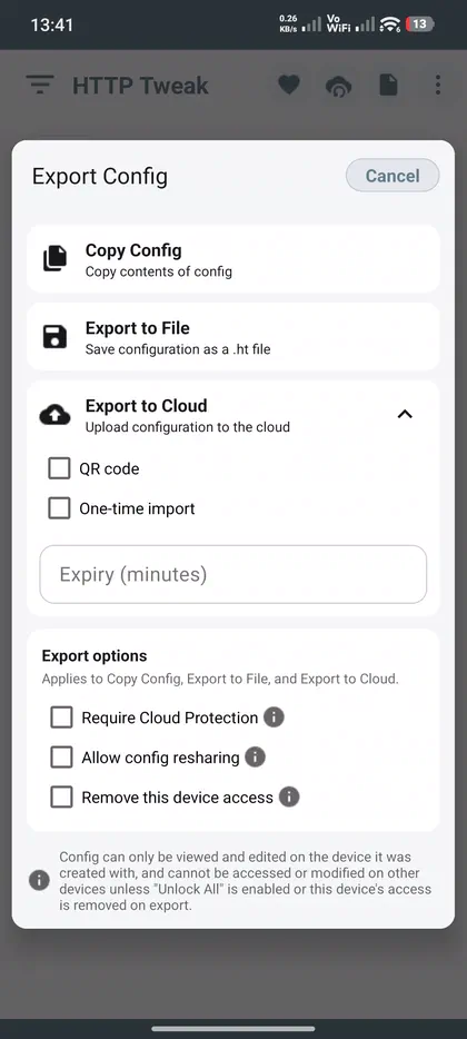HTTP Tweak app preview 25